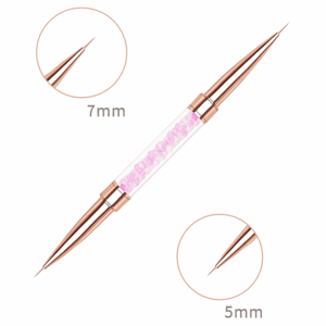 Zdobící štětec oboustranný s kamínky 5 mm + 7 mm obraz