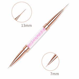 Zdobící štětec oboustranný s kamínky 7 mm + 13 mm obraz