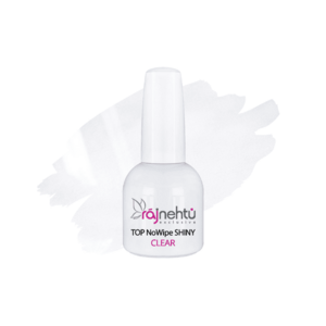 Ráj nehtů UV gel lak TOP NoWipe Shiny Clear 15ml obraz
