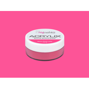 Ráj nehtů Akrylový prášek ACRYLIX 7, 5 g - Neon Pink Lady obraz