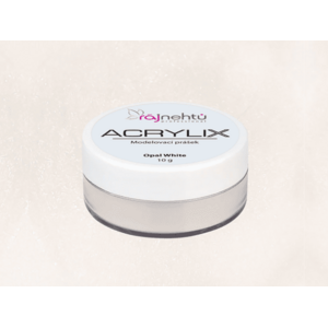 Ráj nehtů Akrylový prášek ACRYLIX 10 g - Opal White obraz