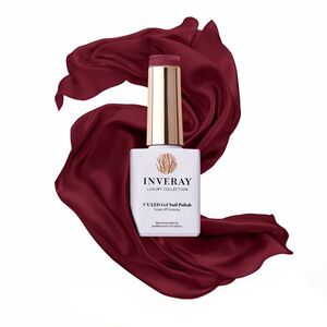 Inveray UV/LED Gel lak N°286 RED VELVET 10 ml obraz