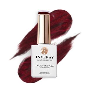 Inveray UV/LED Gel lak N°287 CANDIED CHERRY 10 ml obraz