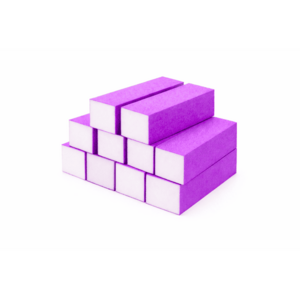 Pilník blok barevný - neon fialový 10 ks obraz
