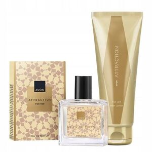 AVON Attraction MINI EDP 30 ml + tělové mléko obraz