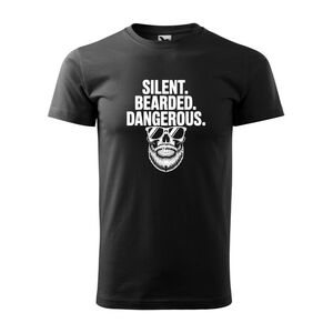 Vousaté triko Silent - L obraz