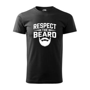 Vousaté triko Respect the Beard - L obraz