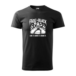 Vousaté triko Fade to Black - L obraz
