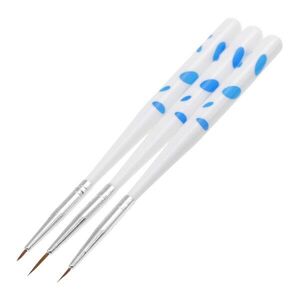 NANI sada zdobících štětců 3 ks - White & Blue obraz