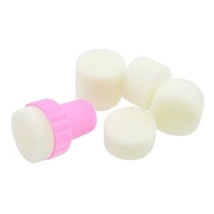 NANI houbičky Sponge + tiskátko - Pink, 5 ks obraz