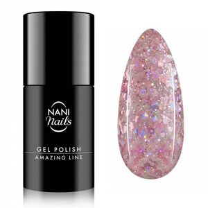 NANI gel lak Amazing Line 5 ml - Rosy Confetti obraz