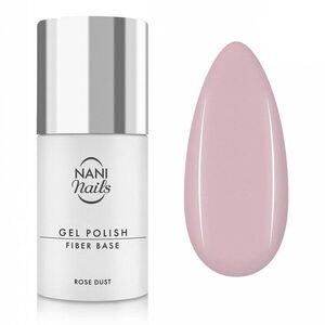 NANI gel lak Fiber Base 5 ml - Rose Dust obraz