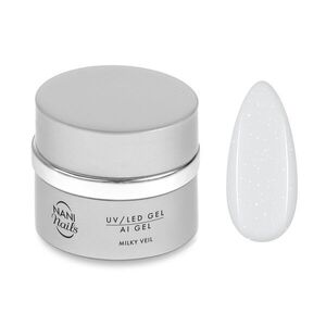 NANI UV/LED AI builder gel 15 ml - Milky Veil obraz