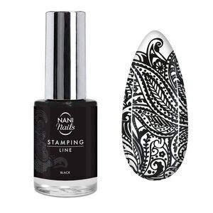 NANI lak pro razítkovou metodu 7 ml - Black obraz