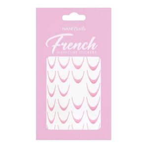 NANI nálepky na francouzskou manikúru, 23 ks - Pink obraz