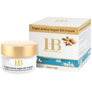 HB Dead Sea Minerals H&B Dead Sea Minerals – Krém s trojitým aktivním arganovým olejem 50 ml obraz