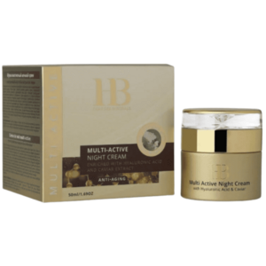 HB Dead Sea Minerals H&B Dead Sea Minerals – Multiaktivní noční krém s kyselinou hyaluronovou a extraktem z kaviáru 50 ml obraz