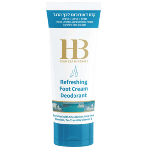 HB Dead Sea Minerals H&B Dead Sea Minerals - Osvěžující krémový deodorant na nohy 100 ml obraz