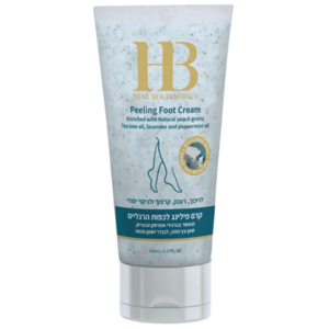 HB Dead Sea Minerals H&B Dead Sea Minerals – Peelingový krém na nohy s minerály z Mrtvého moře 150 ml obraz