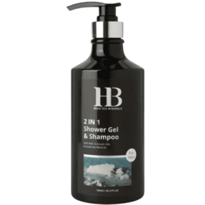 HB Dead Sea Minerals H&B Dead Sea Minerals - Pánský sprchový gel a šampon 2v1 s minerály z Mrtvého moře – 780 ml obraz