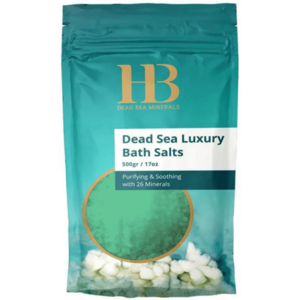 HB Dead Sea Minerals H&B Dead Sea Minerals - Luxusní koupelová sůl z Mrtvého moře zelená - jablko 500g obraz