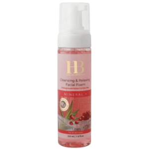 HB Dead Sea Minerals H&B Dead Sea Minerals - Čisticí a relaxační pěna na obličej s granátovým jablkem a aloe vera 225 ml obraz