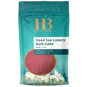 HB Dead Sea Minerals H&B Dead Sea Minerals - Luxusní koupelová sůl z Mrtvého moře růžová - růže 500g obraz