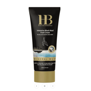 HB Dead Sea Minerals H&B Dead Sea Minerals - Intenzivní černý bahenní krém na nohy z Mrtvého moře 200 ml obraz