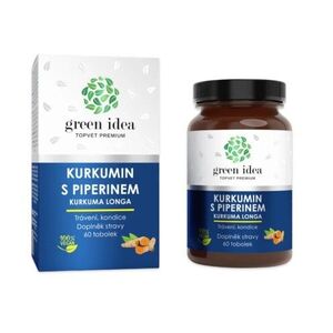 TOPVET Green Idea Green idea - Kurkumin s piperinem bylinný extrakt - tobolky 60 ks obraz
