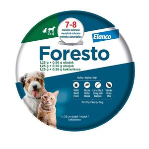 Foresto 1, 25 g + 0, 56 g obojek pro kočky a psy do 8 kg 38 cm 1 ks obraz
