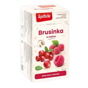 Apotheke Brusinka a malina čaj nálevové sáčky 20x 2 g obraz