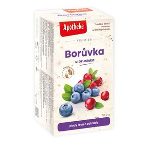Apotheke Borůvka a brusinka čaj nálevové sáčky 20x 2 g obraz