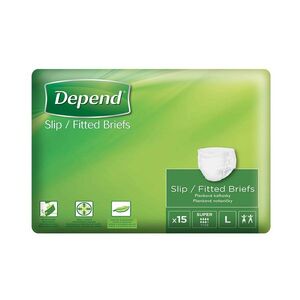 Depend Slip Super L inkontinenční plenkové kalhotky 15 ks obraz