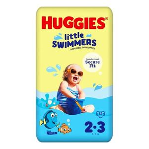 Huggies Little swimmers 3-8 kg koupací plenky 12 ks obraz