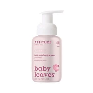 ATTITUDE Baby Leaves Pěnivé mýdlo a šampon 2v1 bez vůně 295 ml obraz