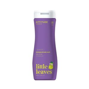 ATTITUDE Little leaves Dětské tělové mýdlo a šampon 2v1 vanilka hruška 473 ml obraz