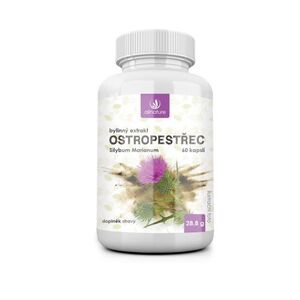 Allnature Ostropestřec bylinný extrakt 60 kapslí obraz