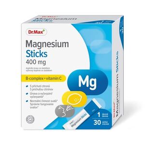 Dr. Max Magnesium Sticks 400 mg 30 sáčků obraz