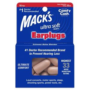 MACKS Ultra Soft špunty do uší 10 párů obraz