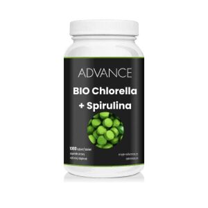 ADVANCE Chlorella + Spirulina BIO 1000 tablet obraz