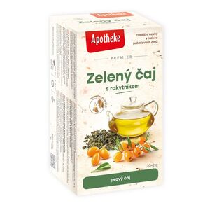 Apotheke Zelený čaj s rakytníkem nálevové sáčky 20x2 g obraz