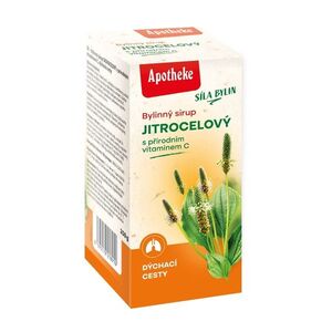 Apotheke Bylinný sirup Jitrocelový 250 g obraz