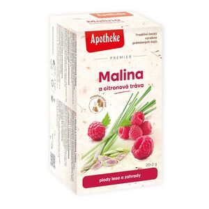Apotheke Malina s citronovou trávou STEVIE nálevové sáčky 20x2 g obraz