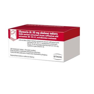 Silymarin AL 50 mg 100 tablet obraz