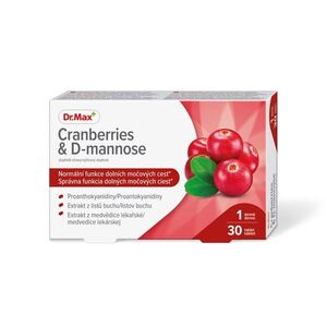 Dr. Max Cranberries & D-mannose 30 tablet obraz