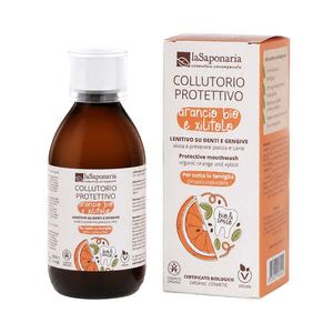 laSaponaria Ochranná ústní voda s pomerančem a xylitolem BIO 250 ml obraz