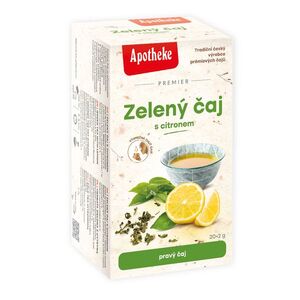 Apotheke Zelený čaj s citronem nálevové sáčky 20x2 g obraz