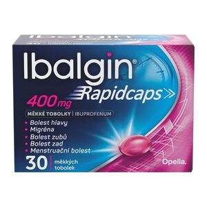 Ibalgin Rapidcaps 400 mg 30 měkkých tobolek obraz