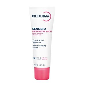 BIODERMA Sensibio Defensive rich aktivní zklidňujicí krém s výživnou texturou 40 ml obraz