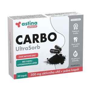 Astina CARBO UltraSorb 300 mg 20 kapslí obraz